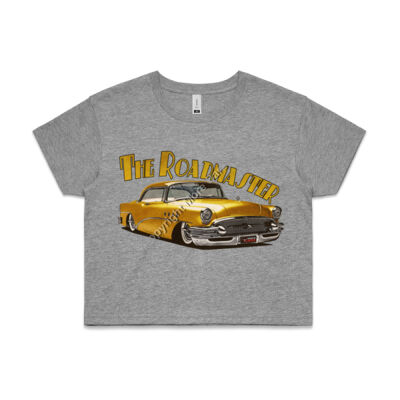 1956 Roadmaster - Yellow - AS Colour CROP TEE - 4062 Thumbnail