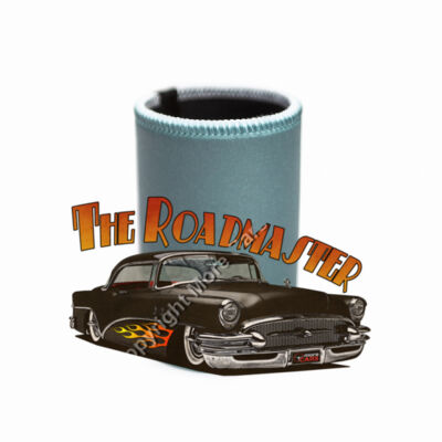 1956 Roadmaster - Black With Flames - Stubby Coolers with Base Thumbnail