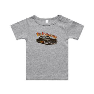 1956 Roadmaster - Black With Flames - Infant Wee-Tee Thumbnail