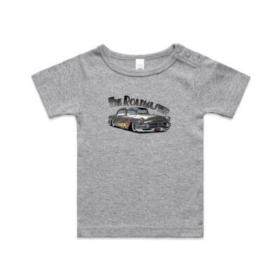 1956 Roadmaster - Charcoal With Flames - Infant Wee-Tee Thumbnail