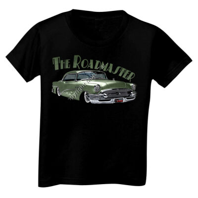 1956 Roadmaster - Khaki With Flames - Toddler Unisex T Shirt Thumbnail