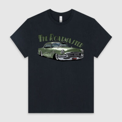 1956 Roadmaster - Khaki With Flames - HeavyCotton™ Tee Thumbnail