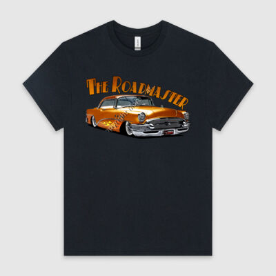 1956 Roadmaster - Orange With Flames - HeavyCotton™ Tee Thumbnail