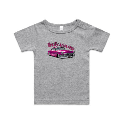 1956 Roadmaster - Pink With Flames - Infant Wee-Tee Thumbnail