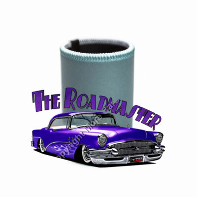 1956 Roadmaster - Purple With Flames - Stubby Coolers with Base Thumbnail