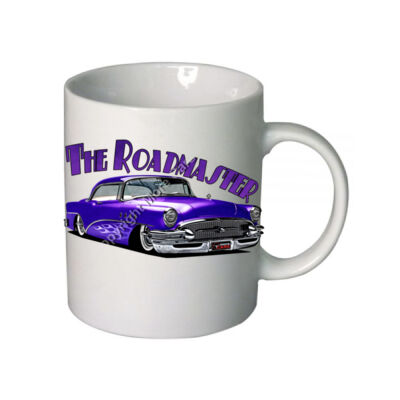 1956 Roadmaster - Purple With Flames - Boutique Ceramic Mug Thumbnail