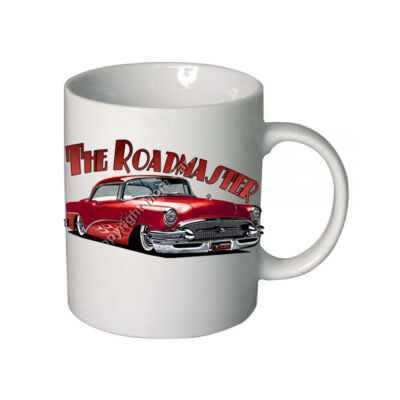 1956 Roadmaster - Red With Flames - Boutique Ceramic Mug Thumbnail