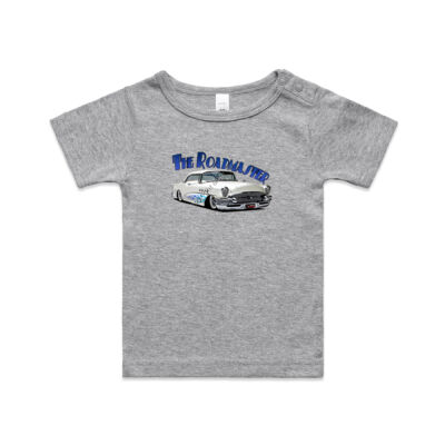 1956 Roadmaster - White With Flames - Infant Wee-Tee Thumbnail