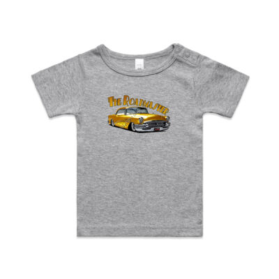 1956 Roadmaster - Yellow With Flames - Infant Wee-Tee Thumbnail