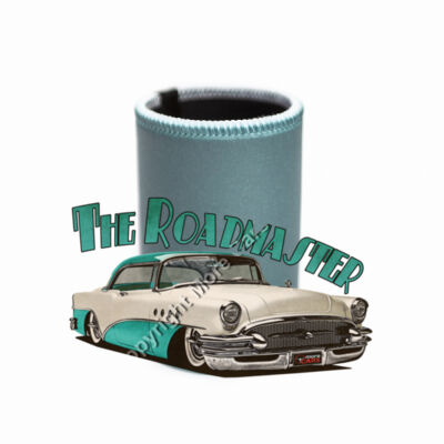 1956 Roadmaster - White & Aqua - Stubby Coolers with Base Thumbnail