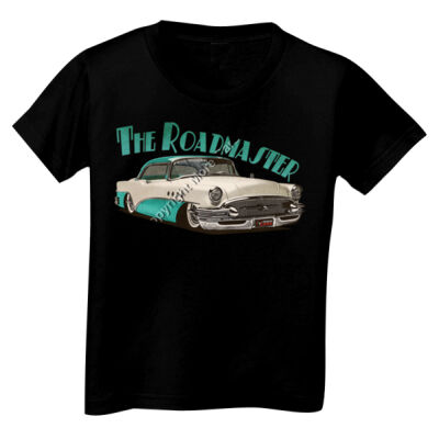 1956 Roadmaster - White & Aqua - Toddler Unisex T Shirt Thumbnail
