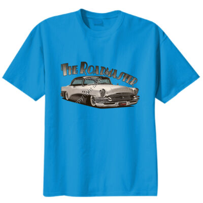 1956 Roadmaster - White & Black - Unisex Modern Fit Tee Thumbnail