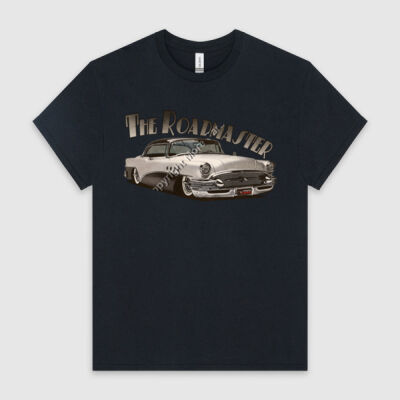 1956 Roadmaster - White & Black - HeavyCotton™ Tee Thumbnail