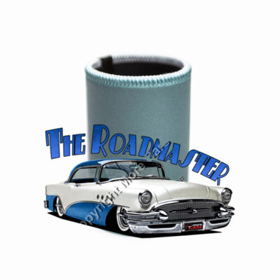 1956 Roadmaster - White & Blue - Stubby Coolers with Base Thumbnail