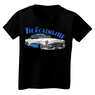 1956 Roadmaster - White & Blue - Toddler Unisex T Shirt Thumbnail
