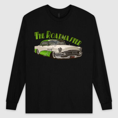 1956 Roadmaster - White & Green - Ultra Cotton Mens Longsleeve Tee Thumbnail