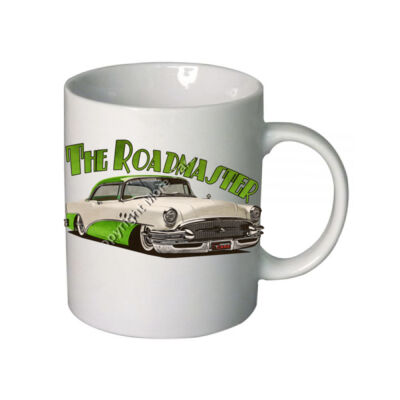 1956 Roadmaster - White & Green - Boutique Ceramic Mug Thumbnail