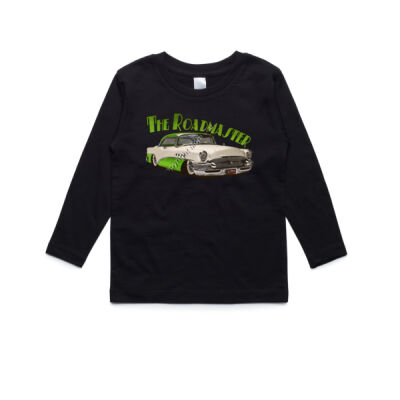 1956 Roadmaster - White & Green - AS Colour Kids Longsleeve Tee Thumbnail