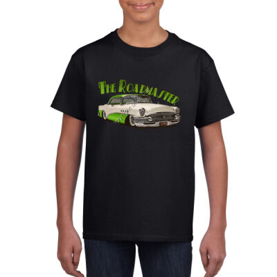 1956 Roadmaster - White & Green - Youth Crew Neck Tee (Same Day) Thumbnail