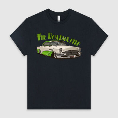 1956 Roadmaster - White & Green - HeavyCotton™ Tee Thumbnail