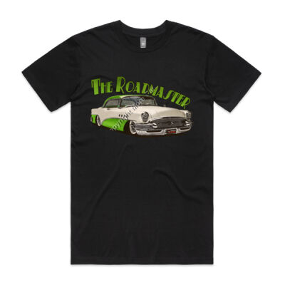 1956 Roadmaster - White & Green - Mens Staple Tee Thumbnail