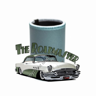 1956 Roadmaster - White & Khaki - Stubby Coolers with Base Thumbnail