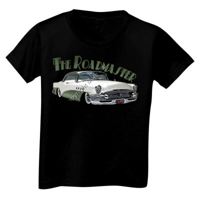 1956 Roadmaster - White & Khaki - Toddler Unisex T Shirt Thumbnail