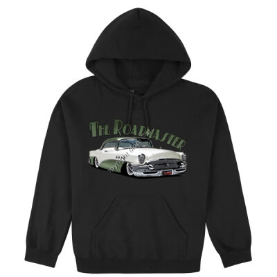 1956 Roadmaster - White & Khaki - Hooded Sweatshirt Thumbnail