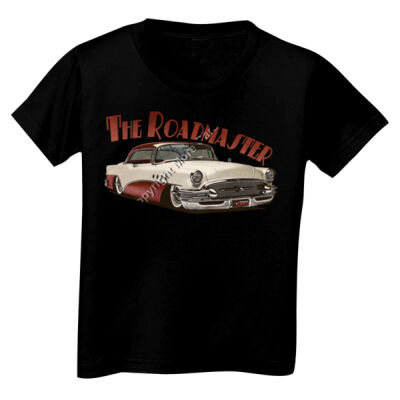 1956 Roadmaster - White & Maroon - Toddler Unisex T Shirt Thumbnail
