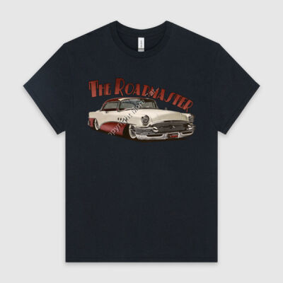 1956 Roadmaster - White & Maroon - HeavyCotton™ Tee Thumbnail