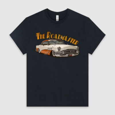 1956 Roadmaster - White & Orange - HeavyCotton™ Tee Thumbnail