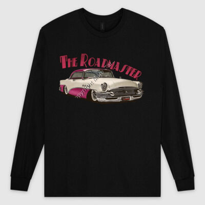 1956 Roadmaster - White & Pink - Ultra Cotton Mens Longsleeve Tee Thumbnail