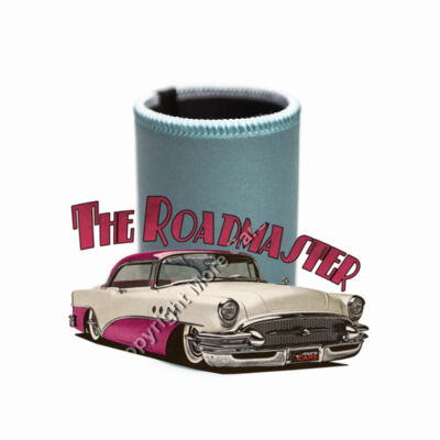 1956 Roadmaster - White & Pink - Stubby Coolers with Base Thumbnail