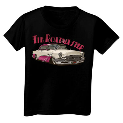 1956 Roadmaster - White & Pink - Toddler Unisex T Shirt Thumbnail