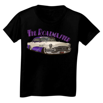 1956 Roadmaster - White & Purple - Toddler Unisex T Shirt Thumbnail