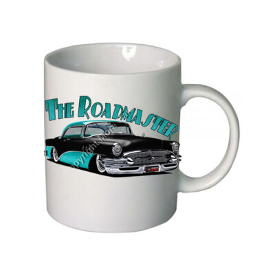 1956 Roadmaster - Black & Aqua - Boutique Ceramic Mug Thumbnail