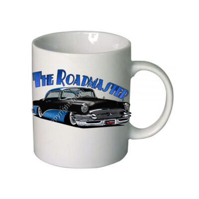 1956 Roadmaster - Black & Blue - Boutique Ceramic Mug Thumbnail