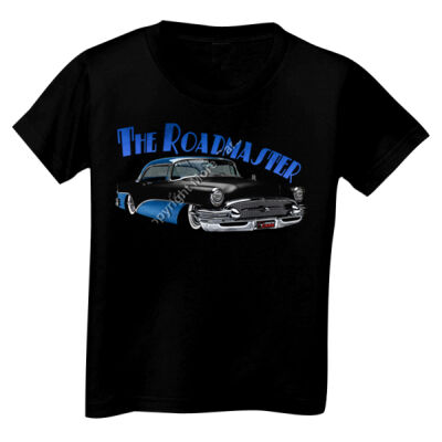 1956 Roadmaster - Black & Blue - Toddler Unisex T Shirt Thumbnail