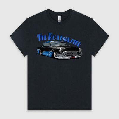 1956 Roadmaster - Black & Blue - HeavyCotton™ Tee Thumbnail