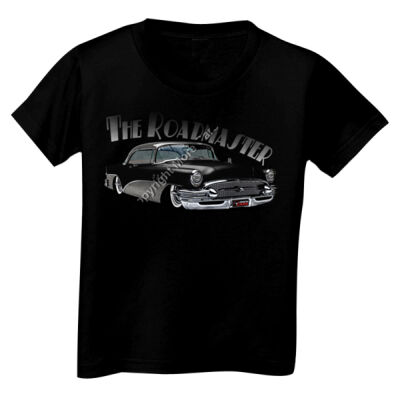 1956 Roadmaster - Black & Aqua - Toddler Unisex T Shirt Thumbnail