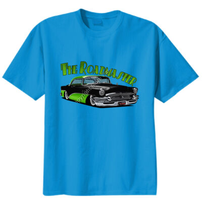1956 Roadmaster - Black & Green - Unisex Modern Fit Tee Thumbnail