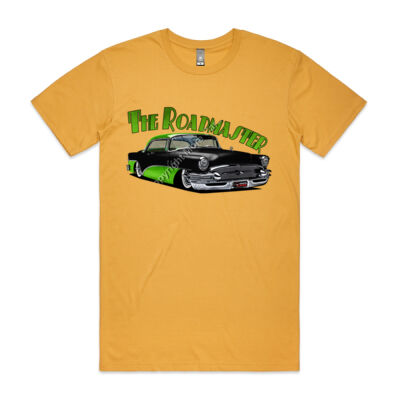 1956 Roadmaster - Black & Green - Mens Staple Tee Thumbnail