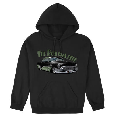 1956 Roadmaster - Black & Khaki - Hooded Sweatshirt Thumbnail