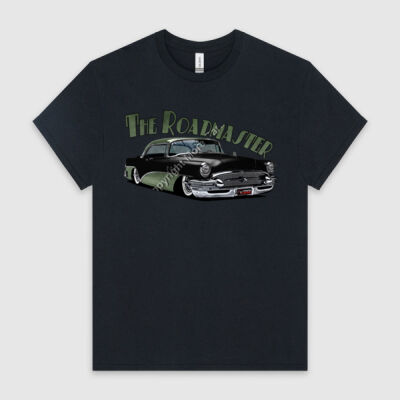 1956 Roadmaster - Black & Khaki - HeavyCotton™ Tee Thumbnail