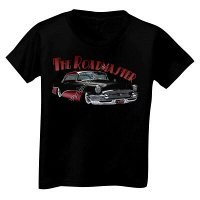 1956 Roadmaster - Black & Maroon - Toddler Unisex T Shirt Thumbnail
