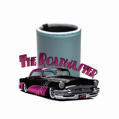 1956 Roadmaster - Black & Pink - Stubby Coolers with Base Thumbnail