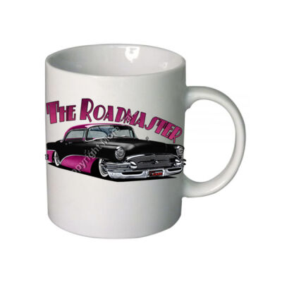 1956 Roadmaster - Black & Pink - Boutique Ceramic Mug Thumbnail