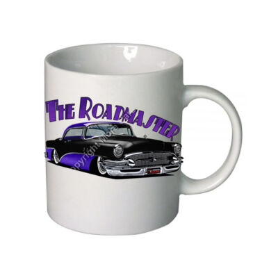 1956 Roadmaster - Black & Purple - Boutique Ceramic Mug Thumbnail