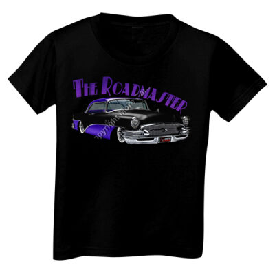 1956 Roadmaster - Black & Purple - Toddler Unisex T Shirt Thumbnail