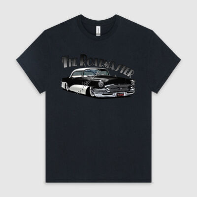 1956 Roadmaster - Black & White - HeavyCotton™ Tee Thumbnail